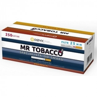 Гильзы длинный фильтр Mr Tobacco 250 шт для набивки табака 