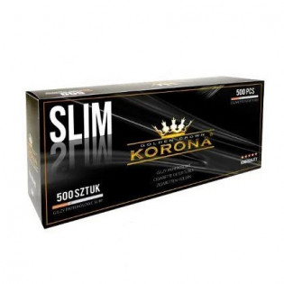 Сигаретні гільзи Slim для тютюну Korona 500 шт